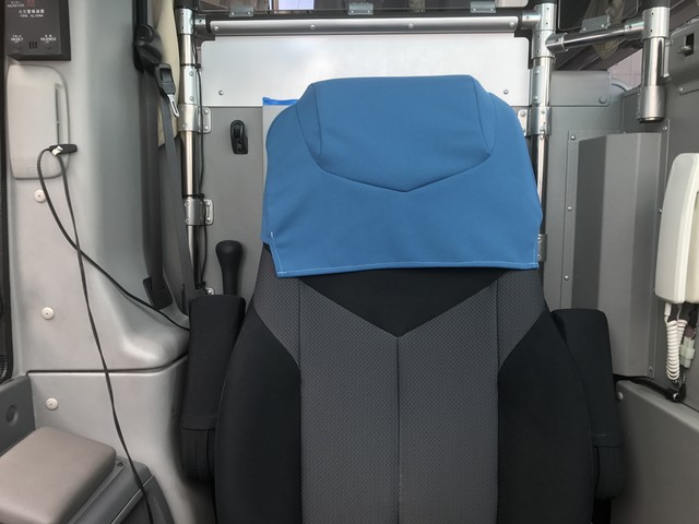 Jバス 運転席用 枕カバー 水色 京都バス販売