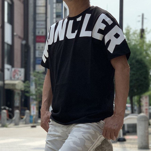 Moncler モンクレール Tシャツ 0918ct999 ブラック メンズ Tシャツ Brillante ブリランテ