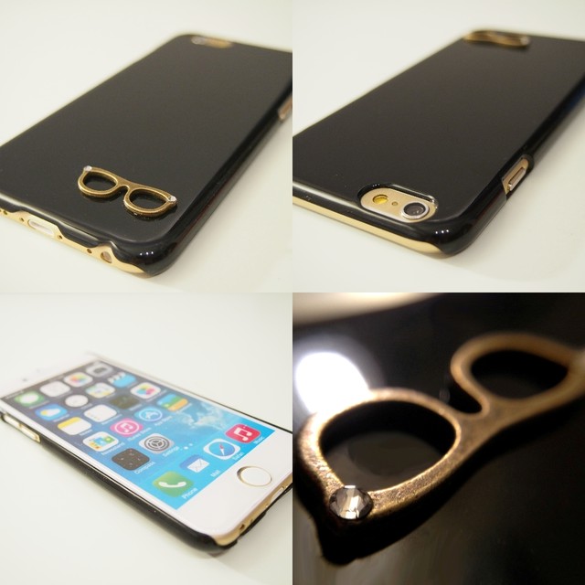 Iphone6s 5s Se ケース カバー スワロフスキー 使用 おしゃれ 眼鏡