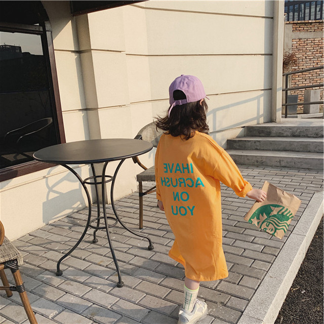 ワンピース キッズ イエロー 黄色 Kana Design Factory