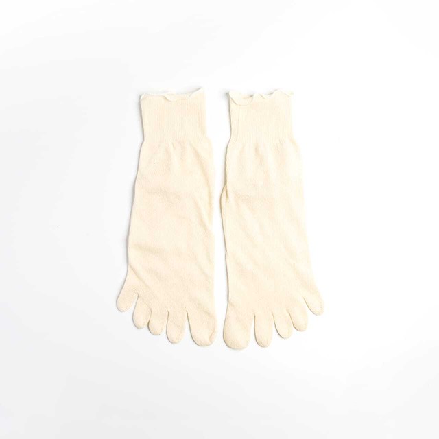 オーガニックコットン100 5本指ソックス 重ね履き靴下4足セット 2枚目用 Kinokoto Online Shop