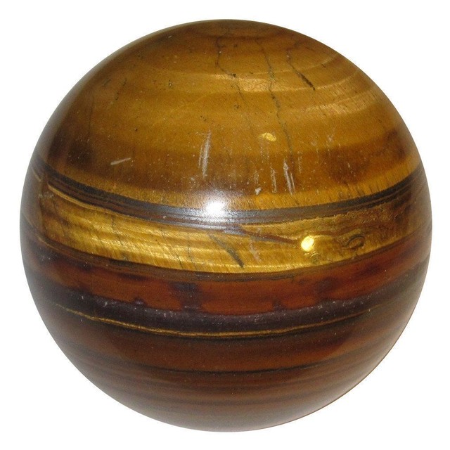 金運 パワーストーン タイガーアイ 球 レイキ ヒーリング 40 45mm 木星 Art プリンプリン
