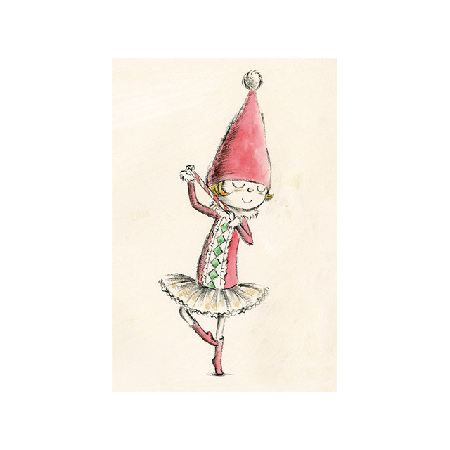 バレエポストカード Dancing Fairy 葦笛 イツコルベイユマーケット バレエポストカード Dancing Fairy 葦笛 イツコルベイユマーケット