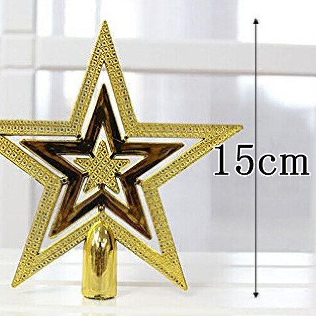 Fiab 177nkps 15cm クリスマスツリートップ 幸せを運ぶシャイニングスター ゴールド Lallea