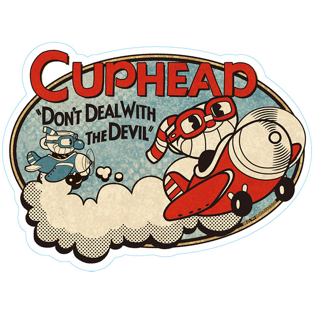CUPHEAD ( カップヘッド ) トラベルステッカー② / エンスカイ