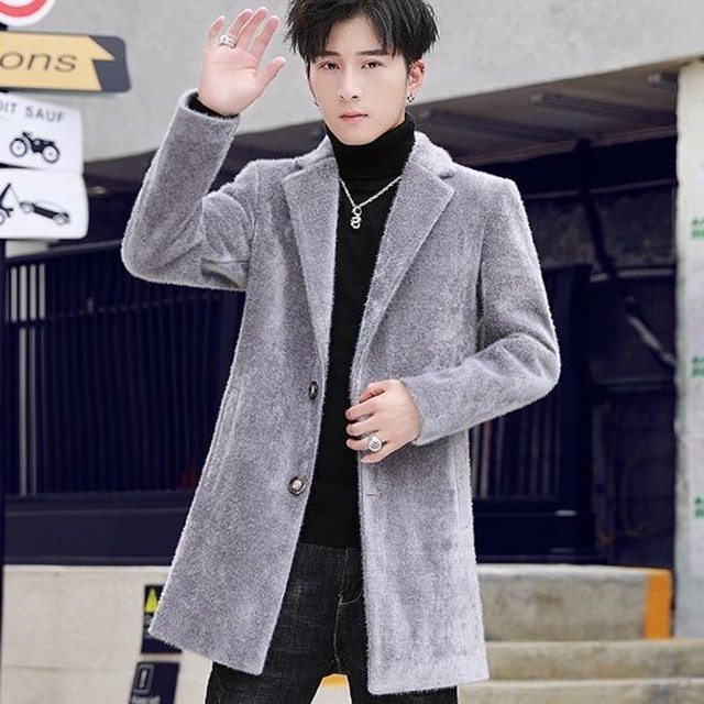 3色有り メンズ ミドル丈 チェスターコート シングルブレスト ハーフコート スリムフィット 長袖 テーラードスタイル お洒落 アウター カジュアル M 3xl Compadre