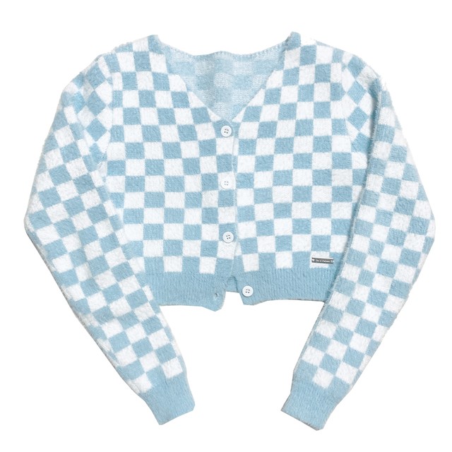 【Cat & Parfum】Mohair V-Neck Cardigan