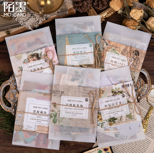 J107d 新聞 A Brief History Of Art Series ヴィンテージ紙素材 ミックス Cherish365 Zakka
