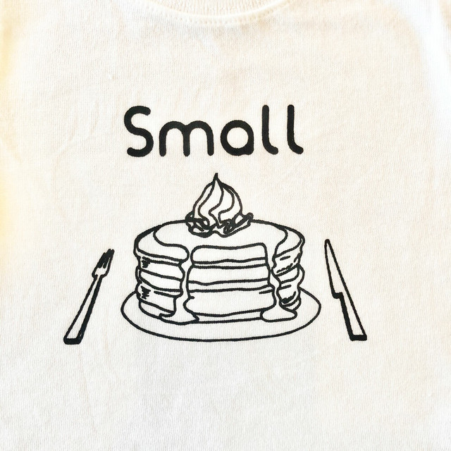 3人兄弟姉妹でおそろい パンケーキ Small Medium Large プリント Tシャツ3枚組ギフトセット 出産祝い プレゼント Iicoto Baby Gift イイコト ベビー ギフト