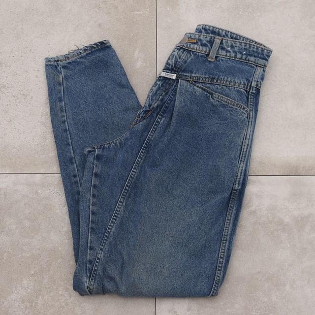80's〜 EDWIN draping denim tapered pants
