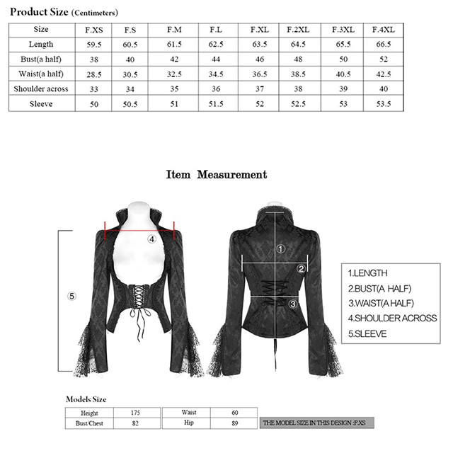 ゴスロリファッション 大きいサイズ 服 V系 ファッション レディース トップス ジャケット カーディガン Punk Rave T001 Haln0906 胡蝶の夢 舞台衣装 ゴスロリ 専門店