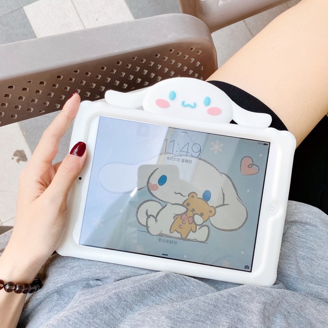 Ipadケース 柔らかい シリコン カバー スタンド機能 角度調整 シナモロール Ipad Mini Ipad Air Ipad Ipad Pro かわいいairpodsケース Switchカバー Iphoneケース Airtagホルダー New I