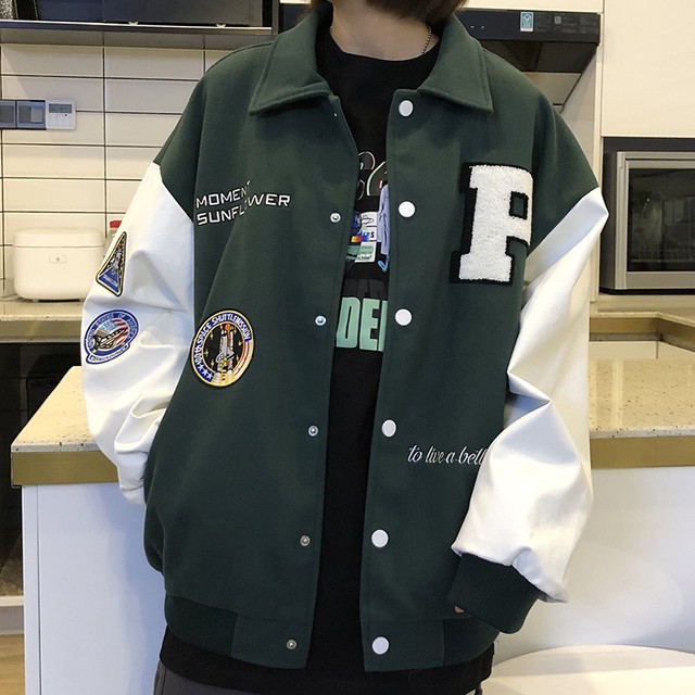 Sttgシリーズ スタジャン 3color ジャケット スカジャン 男女兼用 カップル服 メンズ M L Ll ラシャ 厚て 赤 緑 黒 Inshow19 Com ド定番から最新のものまで網羅 ストリート系ファッション専門店