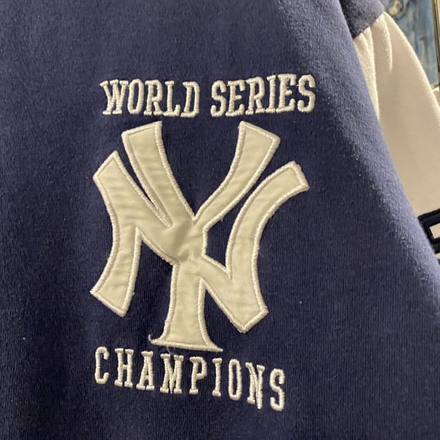 在庫一掃 90年代 Usa製 デニムジャケット ニューヨークヤンキース ロゴ 刺繍 Xl 楽天市場