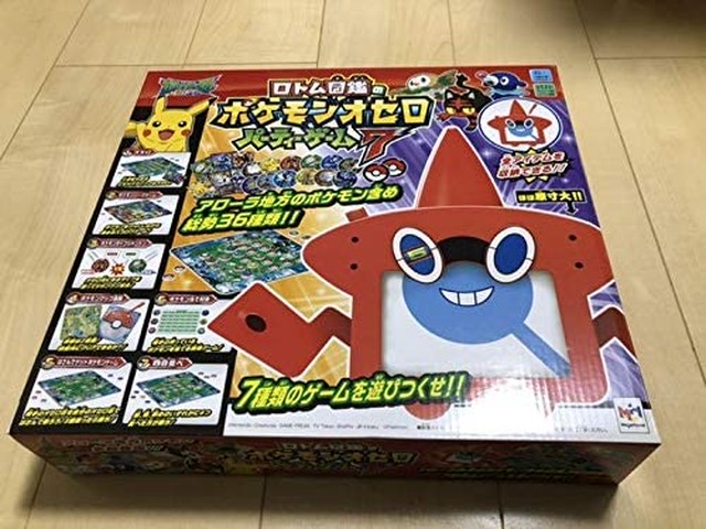 Jpcs ポケットモンスターサン ムーン ロトム図鑑のポケモンオセロ パーティーゲーム7 Az Japan Classic Store