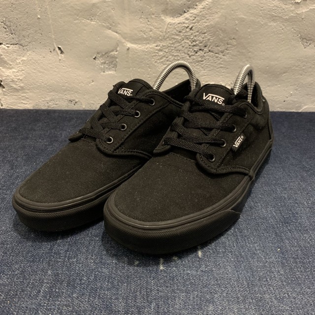 Vans バンズ スニーカー 黒 25cm Slat Albatross Vintage