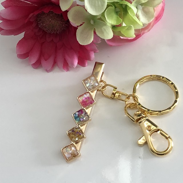 バッグキークリップ パール Libra4aries バッグキークリップ パール Libra4aries