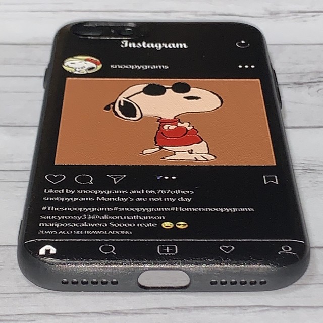 新品 スヌーピー インスタ Iphone ケース Mmmc