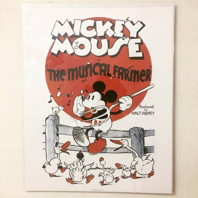 ポスター ディズニー ミッキーマウス ミッキーの陽気な農夫 Mickey Mouse 古本トロニカ 通販オンラインショップ 美術書 リトルプレス ポスター販売