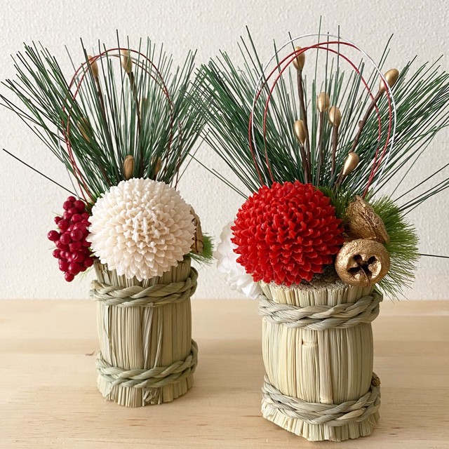 お正月飾り 門松タイプアレンジメント Chaikha