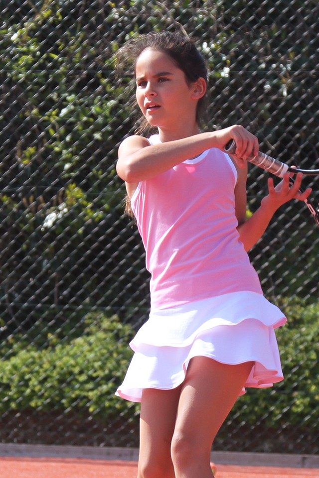 ワンピース アンダースコート ガールズ2点セット Zauk Henrietta ジュニアテニスクラブ