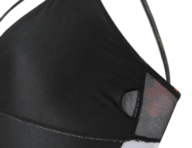 豪華 水着 レディース Barrel ブラック 花柄 プール 海 ワンピース 赤 最も優遇 Theblindtigerslidell Com