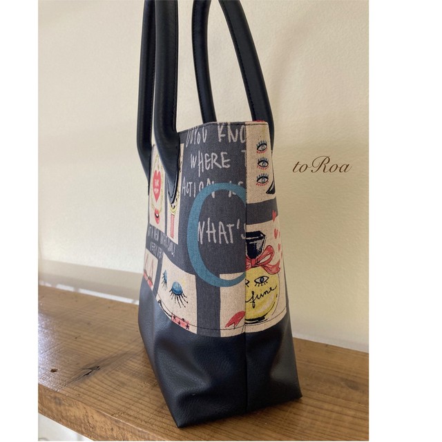 お洒落な女の子柄mサイズバッグ Toroa