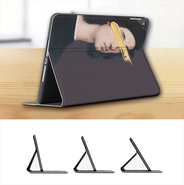 Ipadケース ブック型 絵画風 横顔 イラスト Ipad Pro Air Mini クール アイパッドケース 手帳型 スタンド フェイクレザー 保護ケース 取寄 発送目安14 21日営業日 Laff Store 会社情報 納期の確認をお願いします