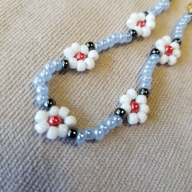 Bracelet ビーズ ブレスレット フラワー 花 アクセサリー 韓国 Acc7san