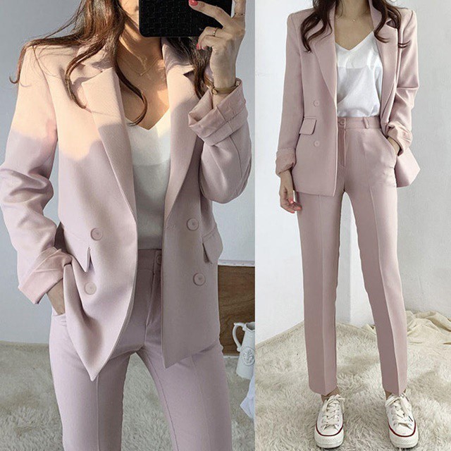 送料無料 セットアップ レディース おしゃれ パンツスーツ 卒園式 大きいサイズ 卒業式 長袖 ジャケット テーパードパンツ ハイウエスト フォーマル お呼ばれ 同窓会 きれいめ 大人 上品 代 30代 40代 ピンク ネイビー By 0 Imagibune