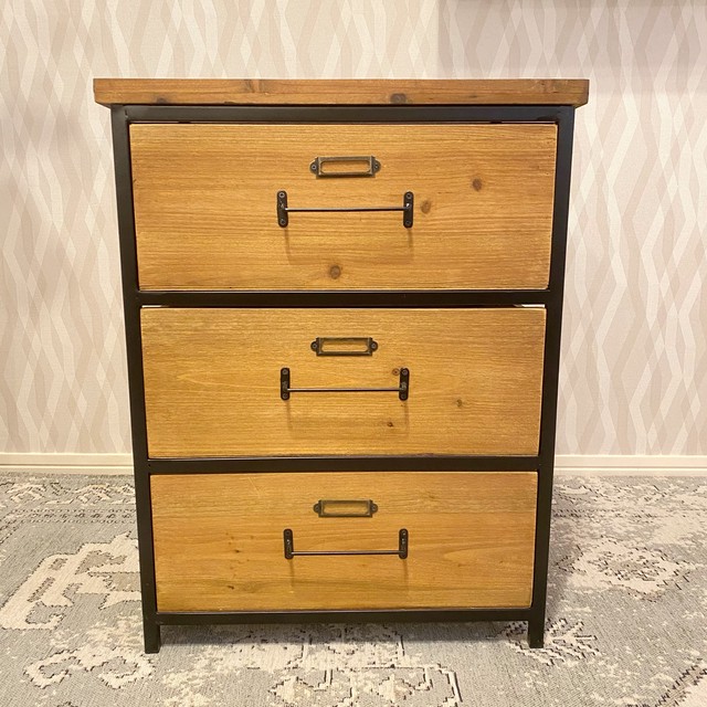 Vintage 3Racks Chest / ヴィンテージスタイル 3段チェスト