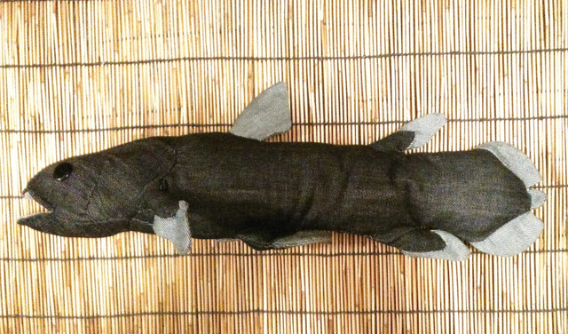 型紙 シーラカンス ぬいぐるみ型紙 ぱぱぃやヌイグルミ型紙ショップ