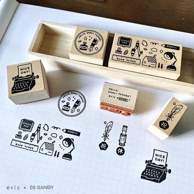 ｅｒｉｃ ラバースタンプセット 第一弾 パピアプラッツbase店