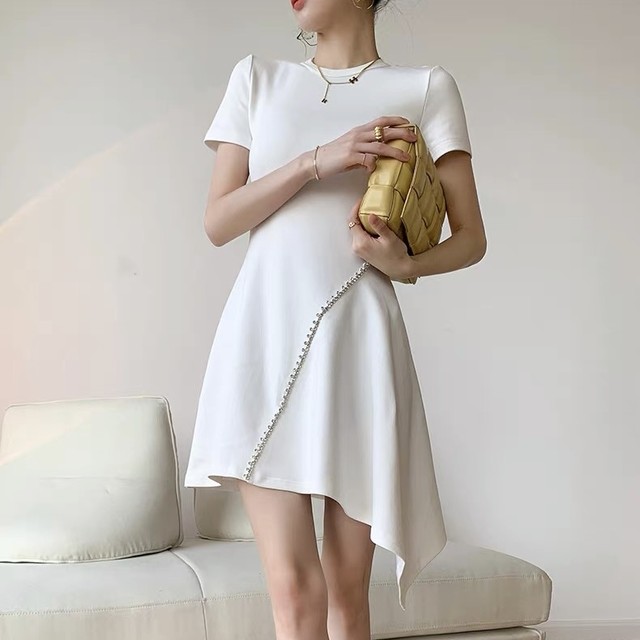 side long simple dress