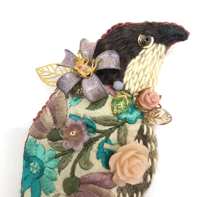 【IRODORI AZ】brooch 13 ハイタカ