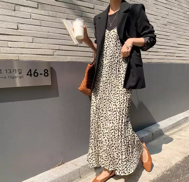 送料無料 レオパードaラインプリーツワンピース キャミワンピ レディース セレクトショップ Kama Lei 海外子供服 ベビーウェア キッズウェア 子供服通販