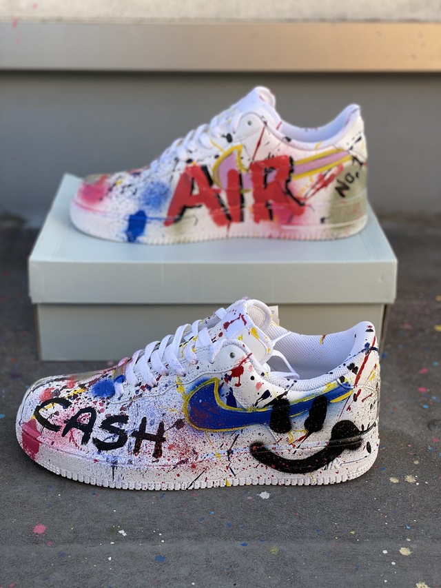 カスタムペイントスニーカー Cash
