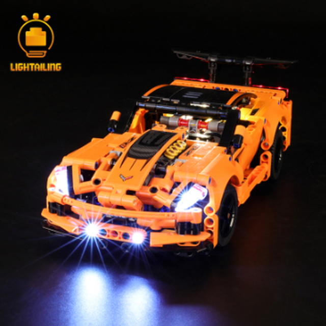 Ledライトキット レゴ 493 シボレー コルベット Zr1 互換 車 ライトアップ バッテリーボックス付き アップグレード レゴ互換 Happy Hobby あなたのベストが見つかるお店