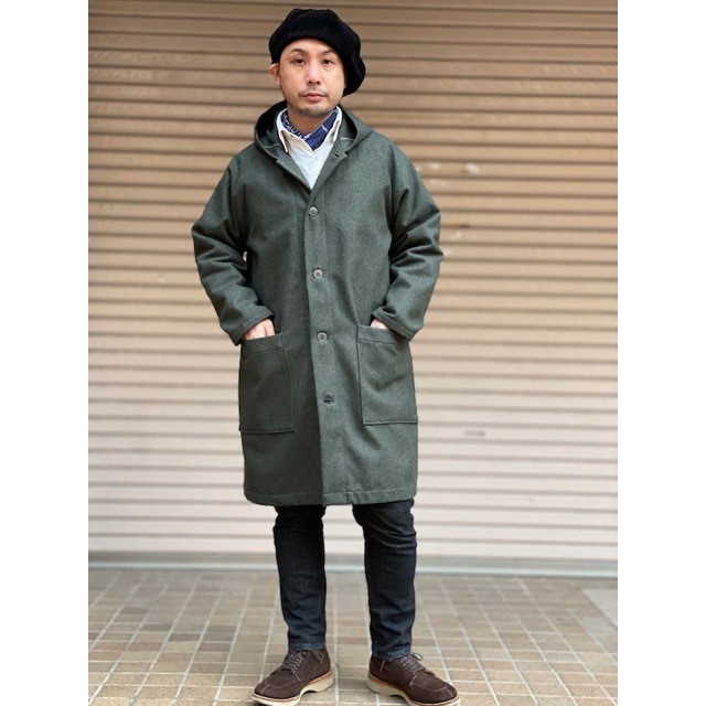 30 Off Weac ウィーク Knuckle Coat メルトンフードコート Khaki Ark Store アークストア 30 Off Weac ウィーク Knuckle Coat メルトンフードコート Khaki Ark Store アークストア