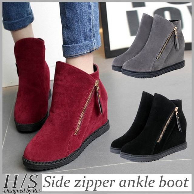 12月上旬発送 ブーツ ショートブーツ ブーティ ブーティー スエード調 インヒールブーツ レディース レディースブーツ シューズ 靴 新作 Kutsu0 Japan Market Shop 只今クリアランスセール開催中 送料無料