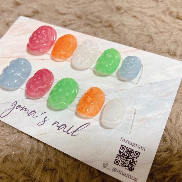 サクマドロップス ネイル Goma S Nail