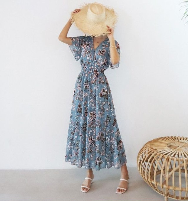 人気のファッショントレンド ベスト50 マキシ 丈 ロング ワンピース