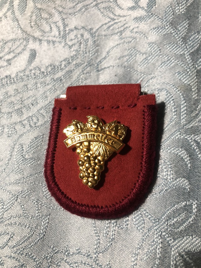 新式ヌバックエンジ色 マグネット入り ソムリエバッジ用台布 ソムリエバッジ用台布tomolether