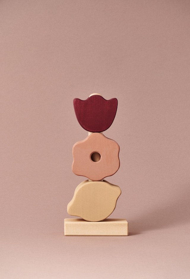 Radugagrez ラドガグレ Flowers Stacking Tower フラワースタッキング 木のおもちゃ 知育玩具 ごっこ遊び おしゃれインテリア 誕生日プレゼント ギフト 木のぬくもり スタッキング 積み木 インテリア雑貨 輸入雑貨 Mimi Style