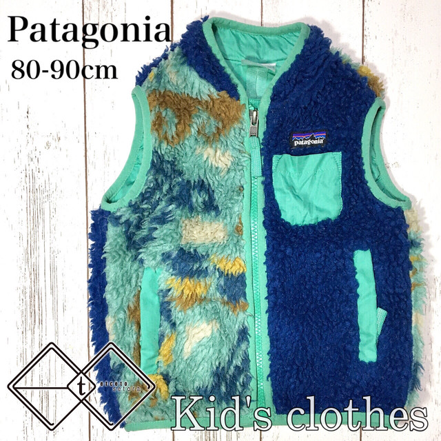 Patagonia パタゴニア ベビー レトロx ボアベスト ベスト キッズ 子供 12 18m 80 90cm D06 Used品 Etc