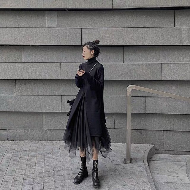 stylish black set up