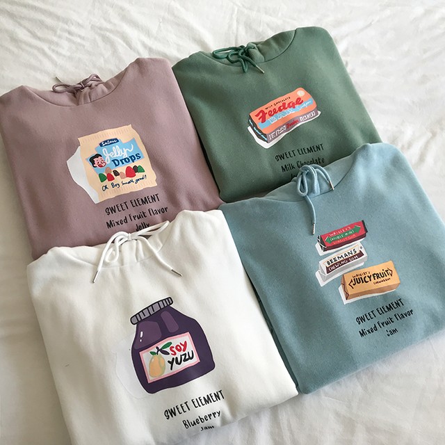 〈カフェシリーズ〉キャンディカラーカフェパーカー【candy color cafe parker】