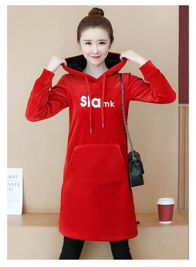 裏起毛 パーカー レディース ロングパーカー レディース 裏起毛 パーカー レディース ロング フード付き あったか 裏起毛 スウェット プルオーバー K07 Shopmall To You