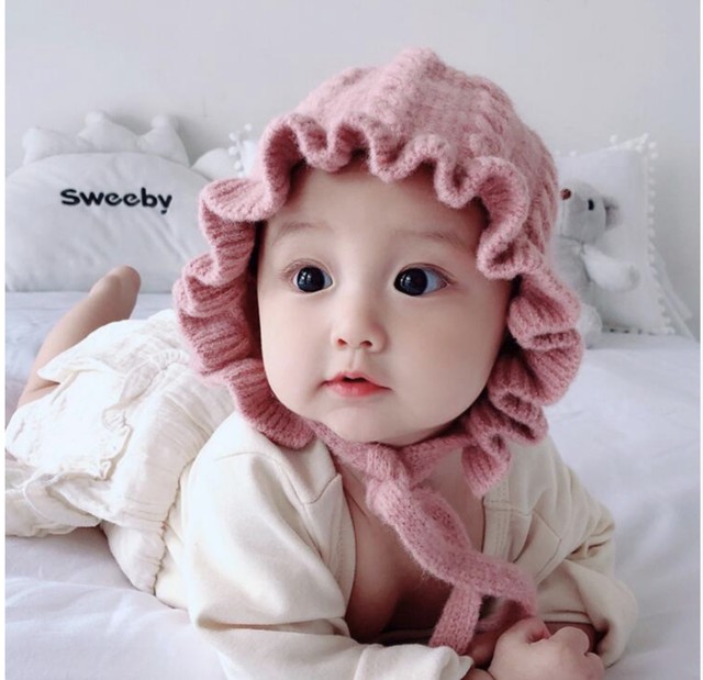ベビーハット 女の赤ちゃん ウール帽子 5ヶ月 2歳 子供 ニット帽 Amybebechu ベビーハット 女の赤ちゃん ウール帽子 5ヶ月 2歳 子供 ニット帽 Amybebechu