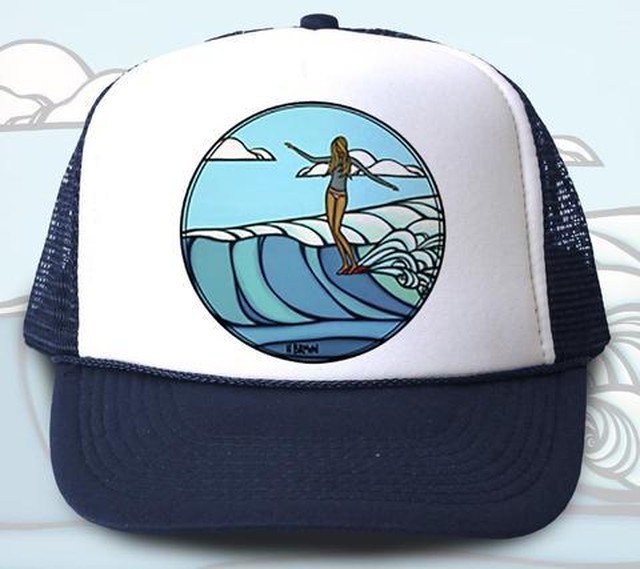 Heather Brown ヘザーブラウン キャップ スナップバック 帽子 トラッカーハット ビーチ ファッション ハワイ 人気 残りわずか Lady Slide Trucker Hat Maroon Hi808shop